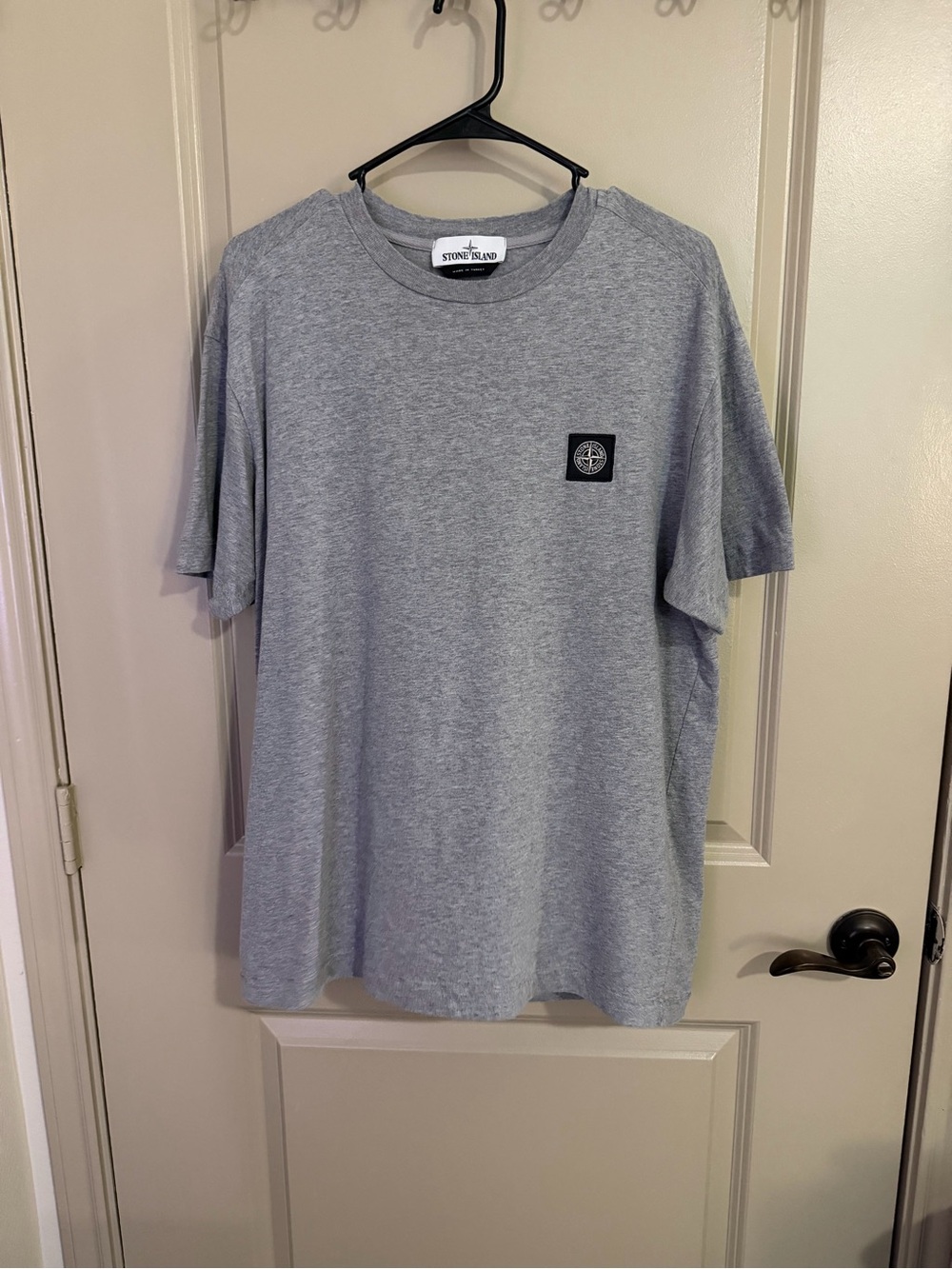 Stone Island Compass Patch T-Shirt Gray XL